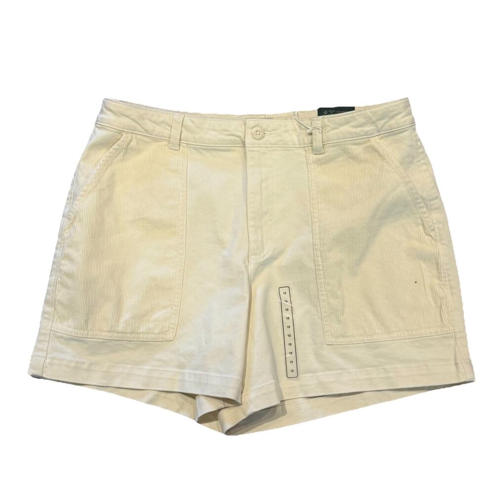 Alpine Design Women’s 5” Utility Shorts Size 12 Ivory Cream NWT Casual Hike